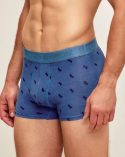 Discount Boxer en coton iprié aubergine Homme Boxers À Motifs