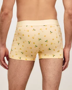 Outlet Boxer en coton iprié cocktai et citron Homme Boxers À Motifs