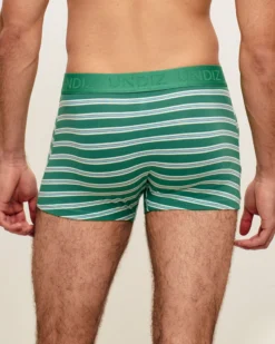 Boxer en coton à rayure Homme Boxers À Motifs