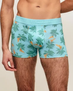 Clearance Boxer en icrofibre otif paier et banane Homme Boxers À Motifs