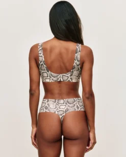 Clearance Braière icrofibre an couture otif erpent Sans Armature|Soutiens-Gorge Invisible