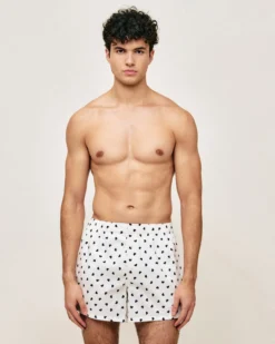 Discount Caeçon coton otif cœur Homme Caleçons À Motifs