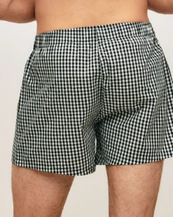 Hot Caeçon en coton à carreaux Homme Caleçons À Motifs