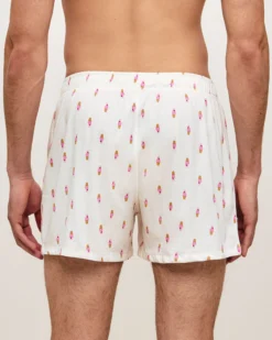 Sale Caeçon en coton otif gace Homme Caleçons À Motifs