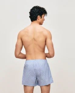 Outlet Caeçon en coton à rayure Homme Caleçons À Motifs