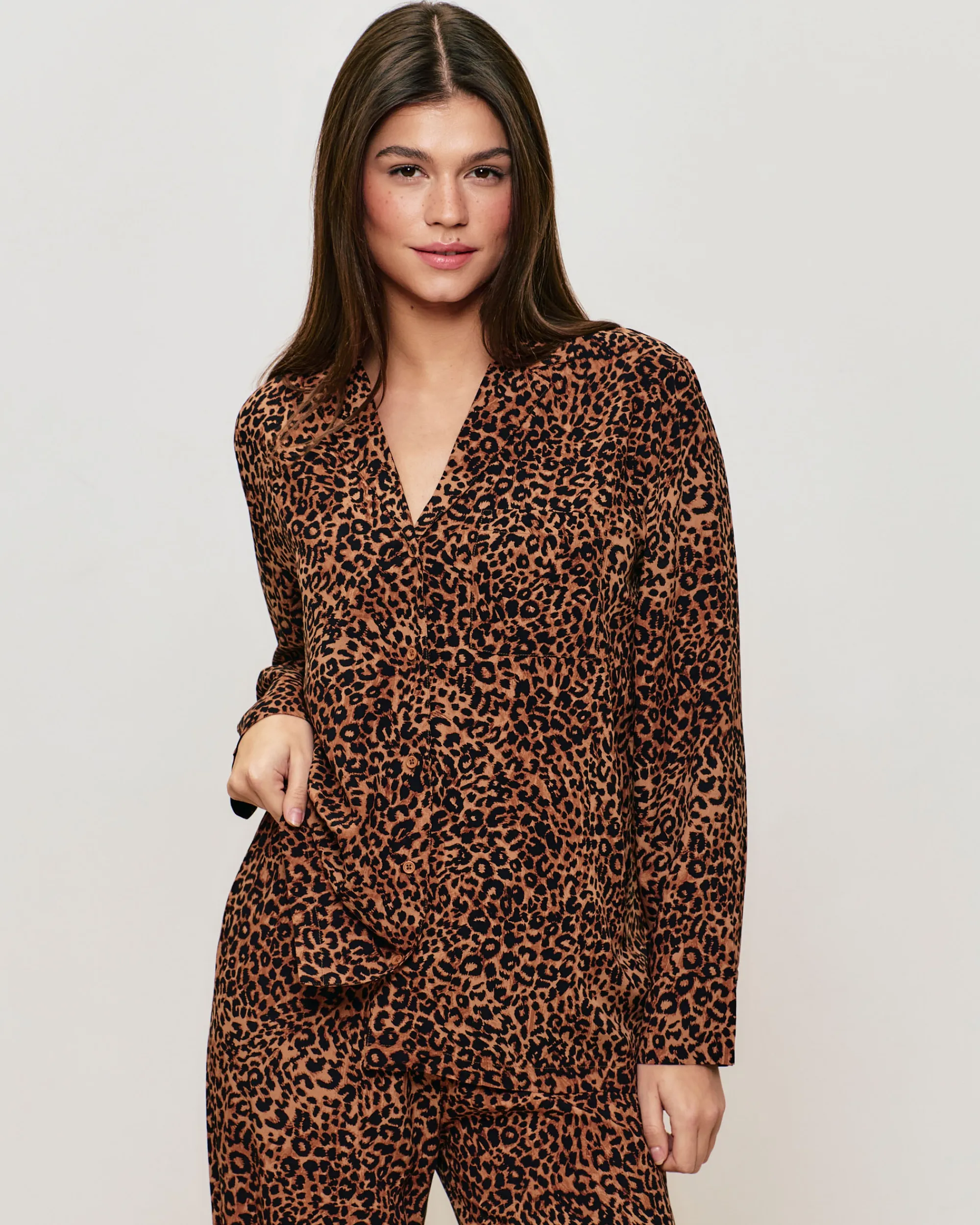 Cheie iprié éopard Hauts De Pyjamas