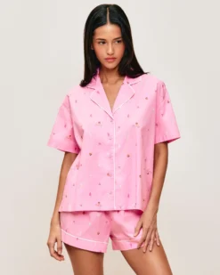 Discount Cheie à anche courte avec iprié gace Hauts De Pyjamas|Pyjamas Pour Les Grandes