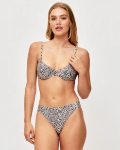 Corbeille - Haut de maillot de bain léopard Corbeille