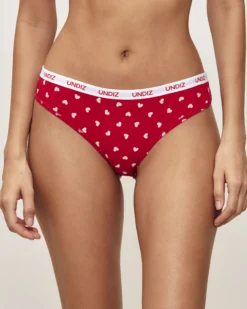 Cuotte en coton à otif cœur Culottes