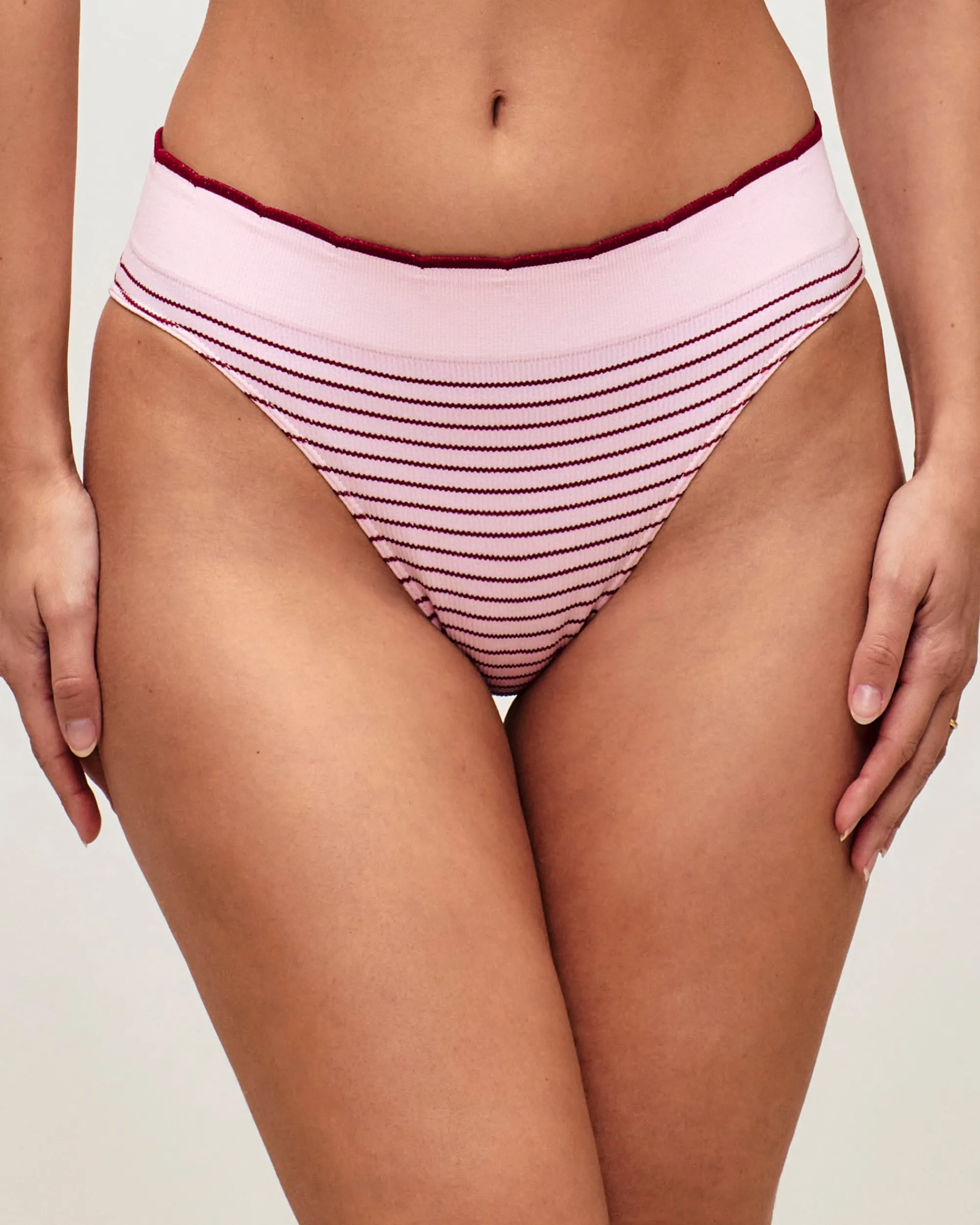 Online Cuotte en eae à rayure Culottes|Culottes Sans Couture