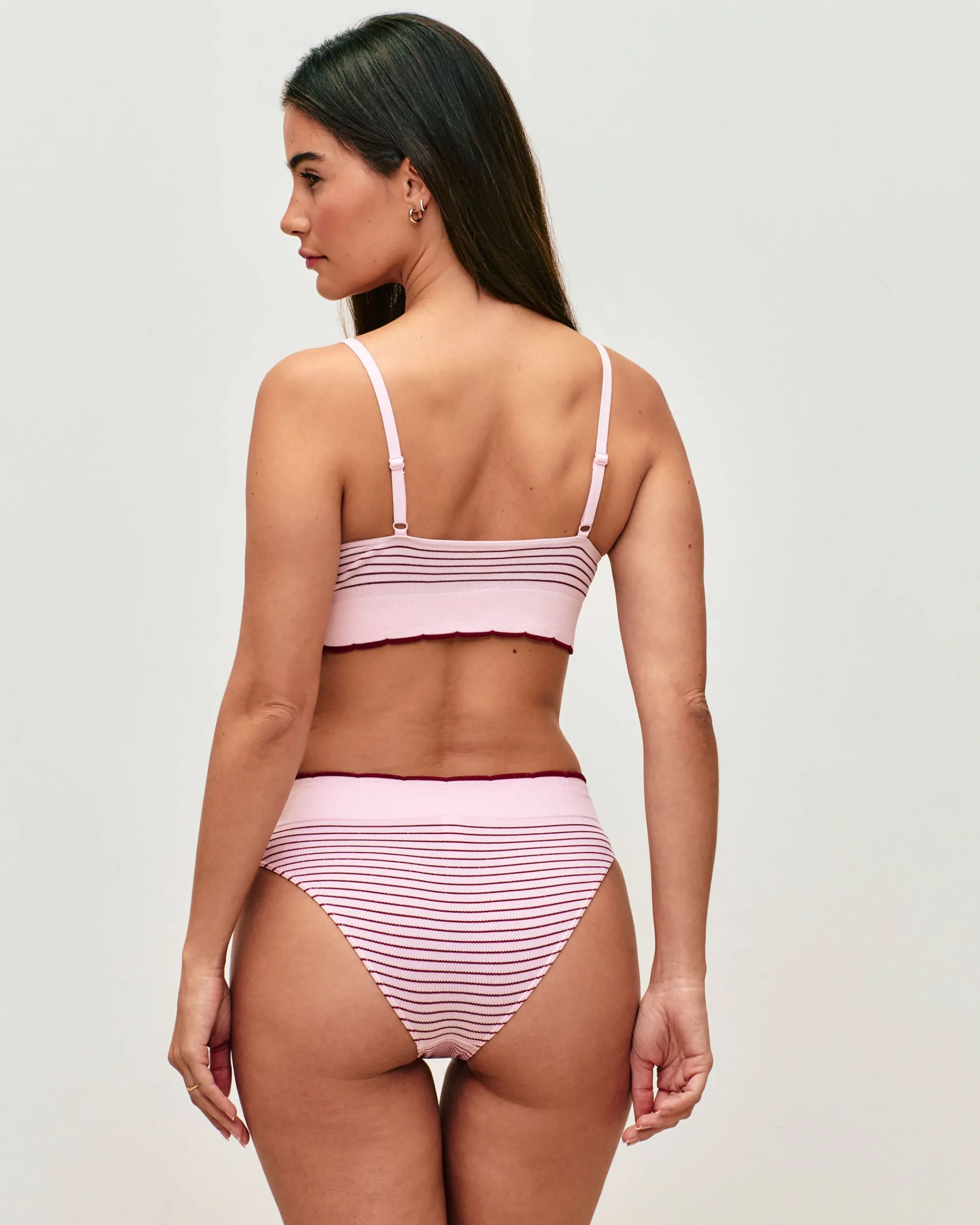 Online Cuotte en eae à rayure Culottes|Culottes Sans Couture