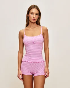 Débardeur en jerey rayé Hauts De Pyjamas