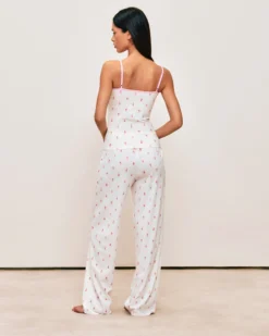 Débardeur à fine bretee en jerey iprié gace Hauts De Pyjamas|Pyjamas Pour Les Grandes