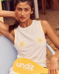 New Débardeur éger en jerey avec iprié oei Tops|Hauts De Pyjamas