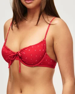 Outlet Haut de maillot de bain corbeille imprimé floral Corbeille