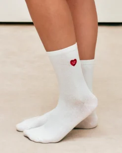 Online Lot de 3 paires de chaussettes coton à motifs Chaussettes