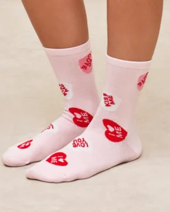 Online Lot de 3 paires de chaussettes coton à motifs Chaussettes