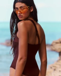 Clearance aiot de bain une pièce avec bijou doré Maillots De Bain 1 Pièce