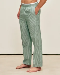 Discount Pantaon en coton à rayure Homme Pyjamas Et Tenues D'Intérieur
