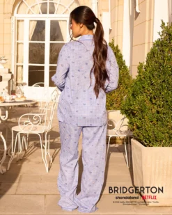 Online Pantaon en coton vichy avec otif Bridgerton Pantalons De Pyjamas