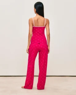 Online Pantaon en jerey à otif cerie Pyjamas Pour Les Grandes|Pantalons De Pyjamas