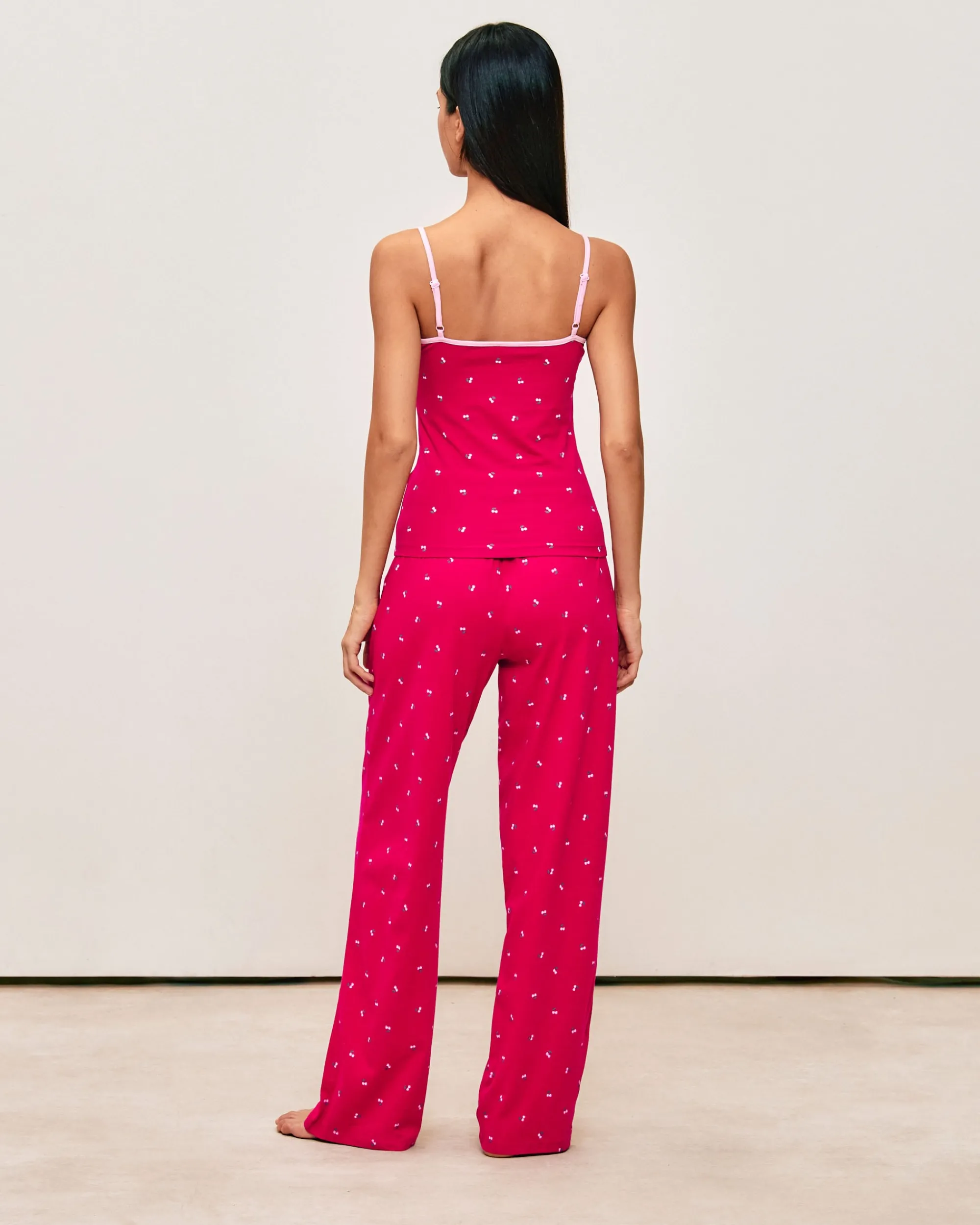 Online Pantaon en jerey à otif cerie Pyjamas Pour Les Grandes|Pantalons De Pyjamas