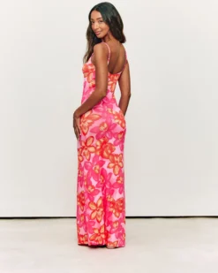 Robe ongue à otif foraux Robes|Robes De Plage