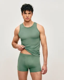 Clearance et débardeur et boxer en coton Homme Pyjamas Et Tenues D'Intérieur