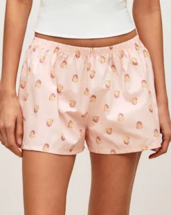 hort en coton avec iprié canard Shorts De Pyjamas