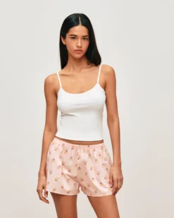 hort en coton avec iprié canard Shorts De Pyjamas