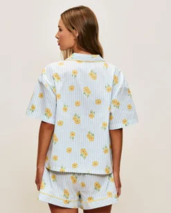 Hot hort en coton iprié tourneo Hauts De Pyjamas