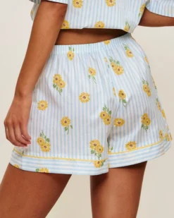 Hot hort en coton iprié tourneo Hauts De Pyjamas