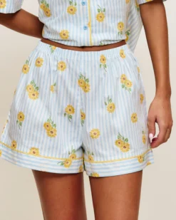 Hot hort en coton iprié tourneo Hauts De Pyjamas
