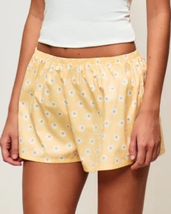 New hort en coton otif feur Shorts De Pyjamas