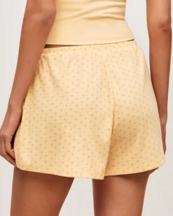 New hort en jerey à petit cœur Shorts De Pyjamas