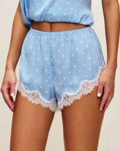 Clearance hort en atin à poi Shorts
