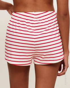Sale hort arinière en jerey épai avec broderie Heo Kitty Shorts