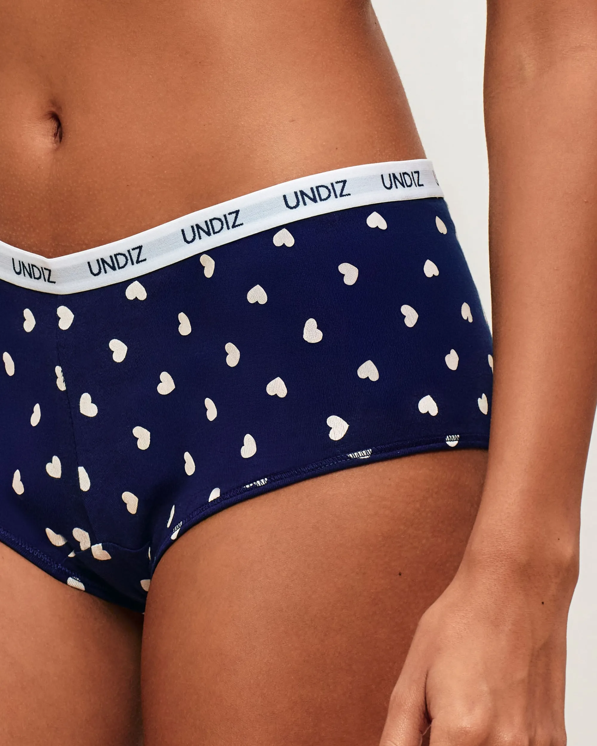 Outlet horty en coton otif coeur Shortys Et Boxers