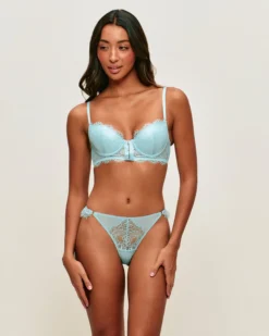 Hot Soutien-gorge ampliforme en dentelle florale irrisée Ampliformes|Avec Armatures