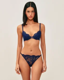 Discount Soutien-gorge ampliforme en dentelle à strass argentés Ampliformes|Avec Armatures