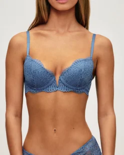 Hot Soutien-gorge ampliforme en dentelle florale Ampliformes|Avec Armatures