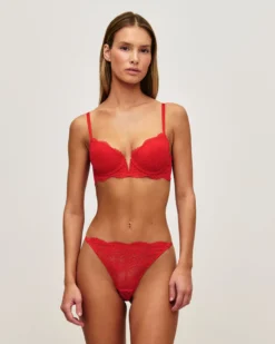 Online Soutien-gorge ampliforme en dentelle florale Ampliformes|Avec Armatures