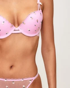 Soutien-gorge ampliforme en tulle broderies pêches Ampliformes|Avec Armatures