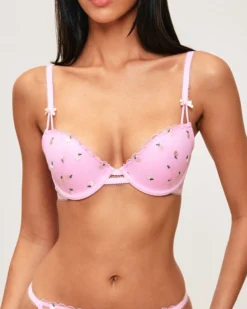 Soutien-gorge ampliforme en tulle broderies pêches Ampliformes|Avec Armatures