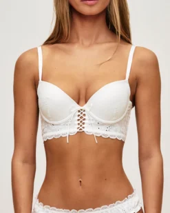 Best Soutien-gorge bustier ampliforme en broderie anglaise et lassage Ampliformes|Bustiers