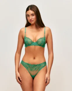New Soutien-gorge corbeille avec broderies florales Avec Armatures|Corbeilles