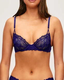 Clearance Soutien-gorge corbeille avec broderies florales Avec Armatures|Corbeilles