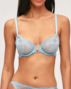 Hot Soutien-gorge corbeille en dentelle avec bijou soleil Avec Armatures|Corbeilles