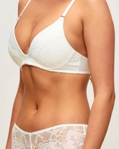 Online Soutien-gorge push-up en satin et dentelle Sans Armature|Push-Up