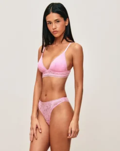 Hot outien-gorge triange apifore en dentee forae Sans Armature|Soutiens-Gorge Dentelle